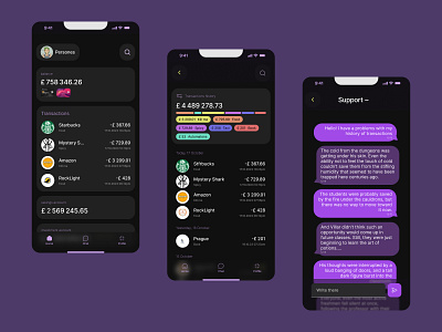 Bank's app figma ui ux web design