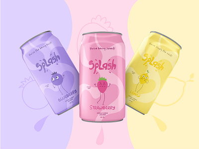 Splash kids juice | Brand Identity Design adobeillustrator brand branddesign branding can creative design drink freelance graphicdesign illustration illustrator juicedrink kidsdrink logo mockup packaging sodacan