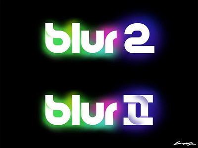 Blur 2 [logo concepts] bizarre creations blur logo playstation racing xbox