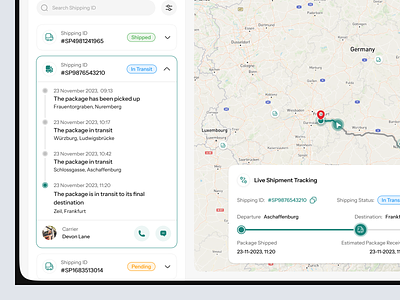 Shippulse - Shipment Tracking Page clean design design maps maps website online tracking order order tracker product design shipment shipment dashboard shipping shipping website tracker website tracking dashboard tracking website ui ui design uiux web design website