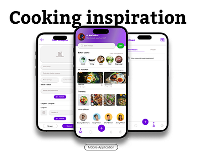 Recipe App | UI Desain application mobileapp ui