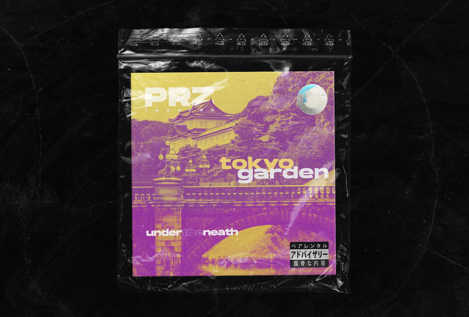 tokyo garden - CD & vinyl album cover art art direction audio cd design graphic design music record tokyo vinyl