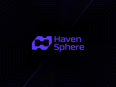 HavenSphere - Visual Identity Design brand identity branding brandmark business company graphic design letter h lettermark h logo logo design logomark modern simple simulation simulator skill development symbol tech technology visual identity