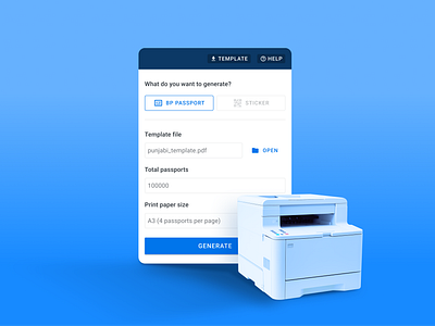 Simple l Generate BP Passport bp passport graphic design healthcare medicine ui