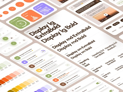 Freud UI Kit: AI Mental Health App 🧠 components design style guide design system figma component flat green meditation app mental health mental health ai mental health ui mindfulness mindfulness app orange stress app style guide therapy app typography ui ui component ui kit