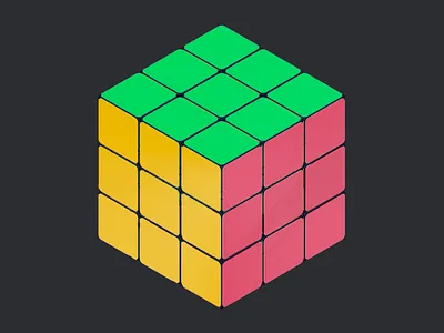 SplineApp - Rubik 3d animation motion rubik spline