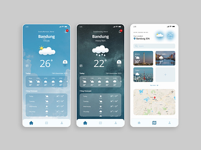 Weather App app design branding design design systems graphic design high fidelity mobile app mobile ui typography ui uiux design user interface visual design weather app wirefram