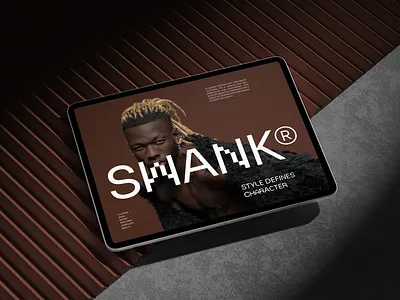 SWANK - Creative Design Concept branding creative dark e commerce ecommerce ecommerce website fashion festival layout minimalist mockup morden online shopping typo typography ui user interface web web design