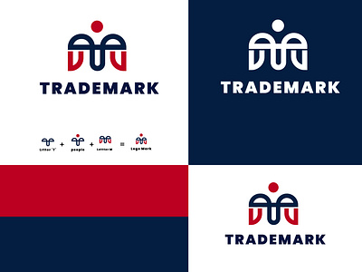 LETTER TM & HUMAN LOGO FOR SELL branding design graphic design human human tm illustration letter logo logo logo design logos tm logo vector