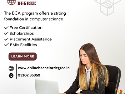 The BCA program offers a strong foundation in computer science. bcaonline bcaonlinedegree bcaonlinedegreecourse bcaonlinedegreeprogram onlinebachelordegree onlinebachelordegreeindia onlinebachelordegreeinindia onlinebca onlinebcacourse onlinebcadegree onlinebcadegreeprogram onlinecourse onlineeducation onlinelearning onlineuniversity onlineworkingprofessional workingprofessional