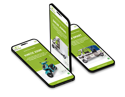 Kinetic Green: Website and Mockup Showcase automobile branding engineering follow mechanic moto ui web design website website design