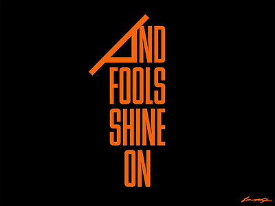 And Fools Shine On [Halloween 6] brother kane halloween halloween 6 michael myers typography