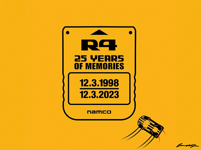 Ridge Racer Type 4 [25 Years of Memories] logo namco playstation racing ridge racer ridge racer type 4