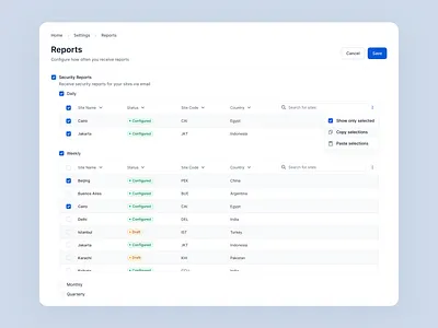 Settings Page UI Design app dashboard product ui ux web application website