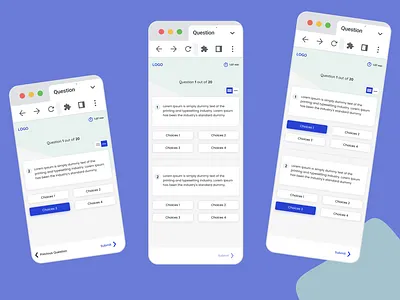 Questions UI question ui