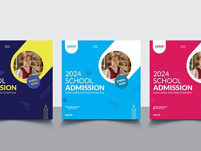 School Admission Poster Design admissionposter admissionsopen animation branding creativeminds creativeposter dreambig empoweryourfuture exploreyourpotential globaleducation graphic design joinustoday logo motion graphics posterdesign schooladmissions studentsuccess ui uniqueposter