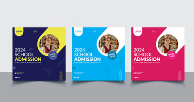 School Admission Poster Design admissionposter admissionsopen animation branding creativeminds creativeposter dreambig empoweryourfuture exploreyourpotential globaleducation graphic design joinustoday logo motion graphics posterdesign schooladmissions studentsuccess ui uniqueposter