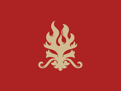 Fire dragon character christmas dragon fire logo logotype new year
