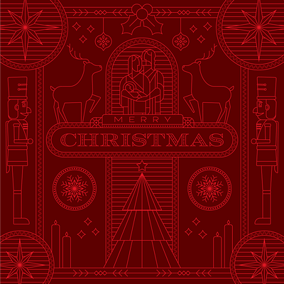 Merry Christmas brand branding christmas design graphic design happy holidays holidays illustration logo merry christmas typography