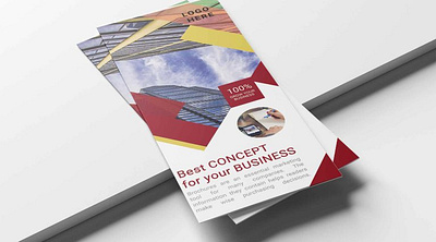 College Tri-fold Brochure brochure college graphic folks tri fold