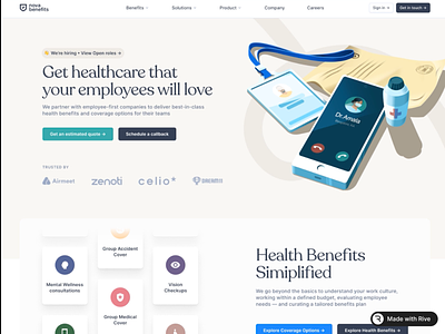 SaaS Website for Insurance Tech: NovaBenefits branding design framer graphic design healthcare illustration india insurance logo saas ui ux webflow website