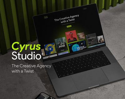 Cyrus Studio® (Design Subscription-Based) ✦ UI/UX Design creative design design agency identity subscription based agency ui website