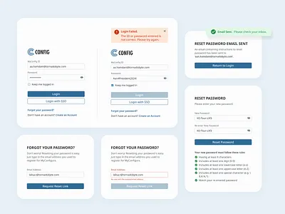 Login, Forgot Password, Reset Password Gang forgot password ui login copy login page login screen login ui reset password reset password copy reset password ui web design web ui