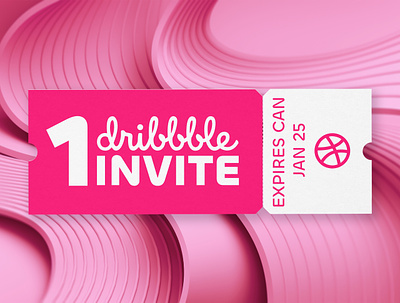Dribbble invite giveaway adobe illustrator dribbble invite graphic design invite vector