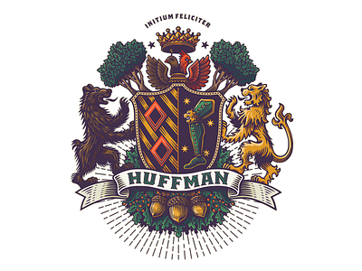 HUFFMAN brand identity Design 3d animation branding graphic design illustration logo motion graphics