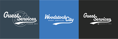 Woodstock City Church - Guest Services church graphic design tee shirt typography