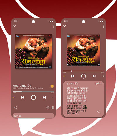 Music Player interaction design