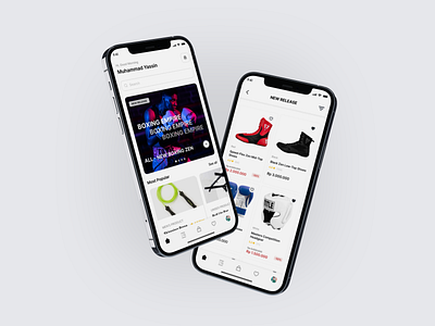 Fitness apps - Home Screen app boxing branding dashboard design dribbble fitness graphic design gym home illustration indonesia logo mobile product typography ui