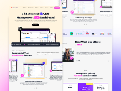 🌟 Revolutionize Care Management with Log my Care! challenge dashboard figma ui uiux