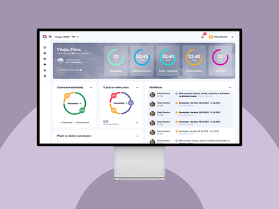 AnyHR - dashboard design app design dashboard design ui ux visual design