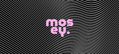 mosey._4 🦖🩷 art black branding design digital draw illustration logo paint pink white