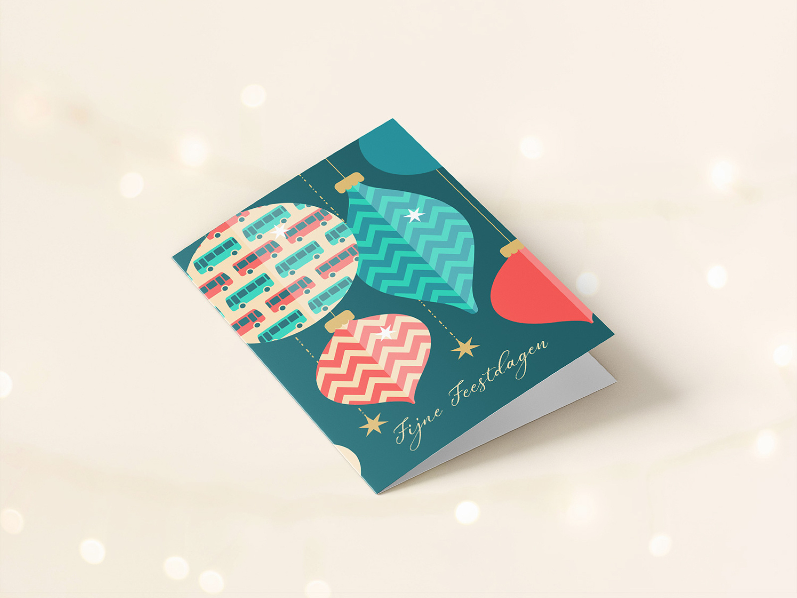 'Happy Holidays' greeting card for Arriva Netherlands