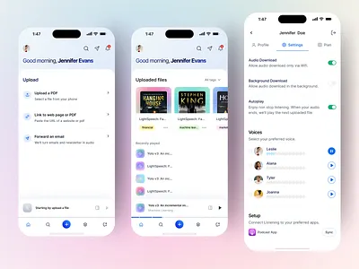 AI Reader App app ui