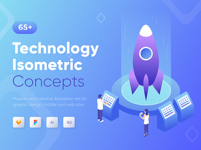 Technology Isometric Concepts analysis bitcoin blockchain business concepts cryptomining data drone infographic isometric programming smart city smart watch technology virtual reality