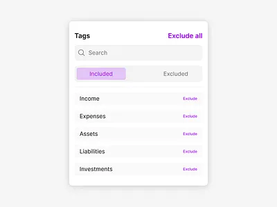 Tags dashboard figma search ui tags ui uiux user experience user interface webapp