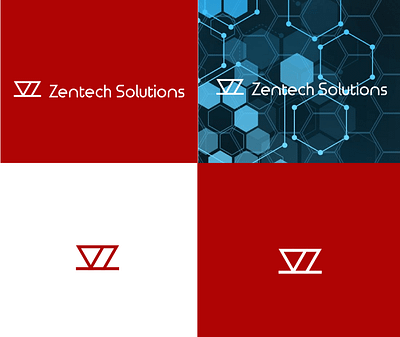 Logo design| Zentech Solutions 3d animation branding graphic design logo motion graphics ui