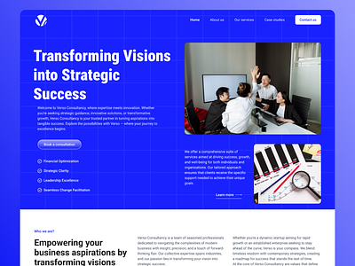 Business consultancy company landing page consultancy corporate landing page landingpage minimal ui uiux web design webdesign