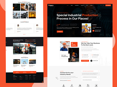 The Ultimate Factory WordPress Theme 2023 factory industrial industry wordpress wordpress theme wordpress website