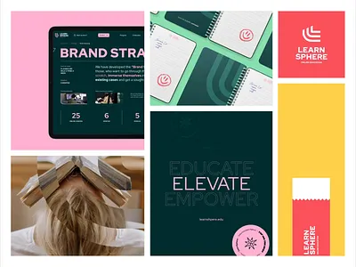 LearnSphere® - Branding for online education platform 3d animation brand brand design brand guideline brand ide brand identity branding courses digital digital platform education graphic design identity lectures logo motion design motion graphics online courses online education