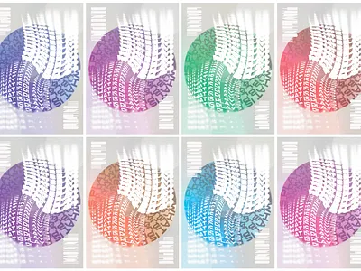 What is Play? color gradient illustration modern photoshop poster