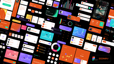 💴 Bank App UI by econev bank branding design econev elements evgheniiconev figma graphic design illustration lizzardlab logo mobile ui ux vector