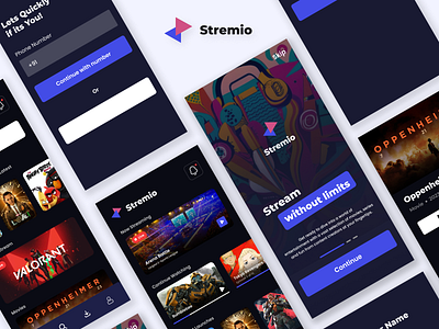 Stremio - Streaming Platform Concept Design design stream streamingplatform ui uiux userexperience userinterface ux
