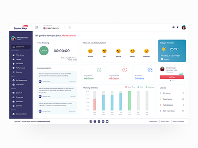 STUDENT HELP SQAUD - Dashboard UI dashboard design dashboard ui design minimal dashboard design ui ui ux design user interface design webb app design website design