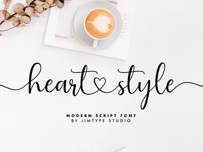 Heart Style - Wedding - Valentine Free Font heart valentine wedding wedding branding font wedding free font