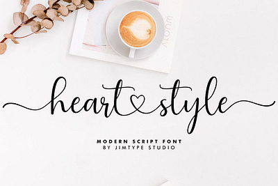 Heart Style - Wedding - Valentine Free Font heart valentine wedding wedding branding font wedding free font