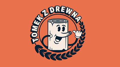 Tomek z Drewna Logo branding design graphic design illustration logo typography vector